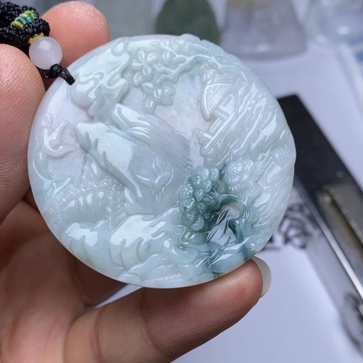 颈饰未镶嵌翡翠翡翠