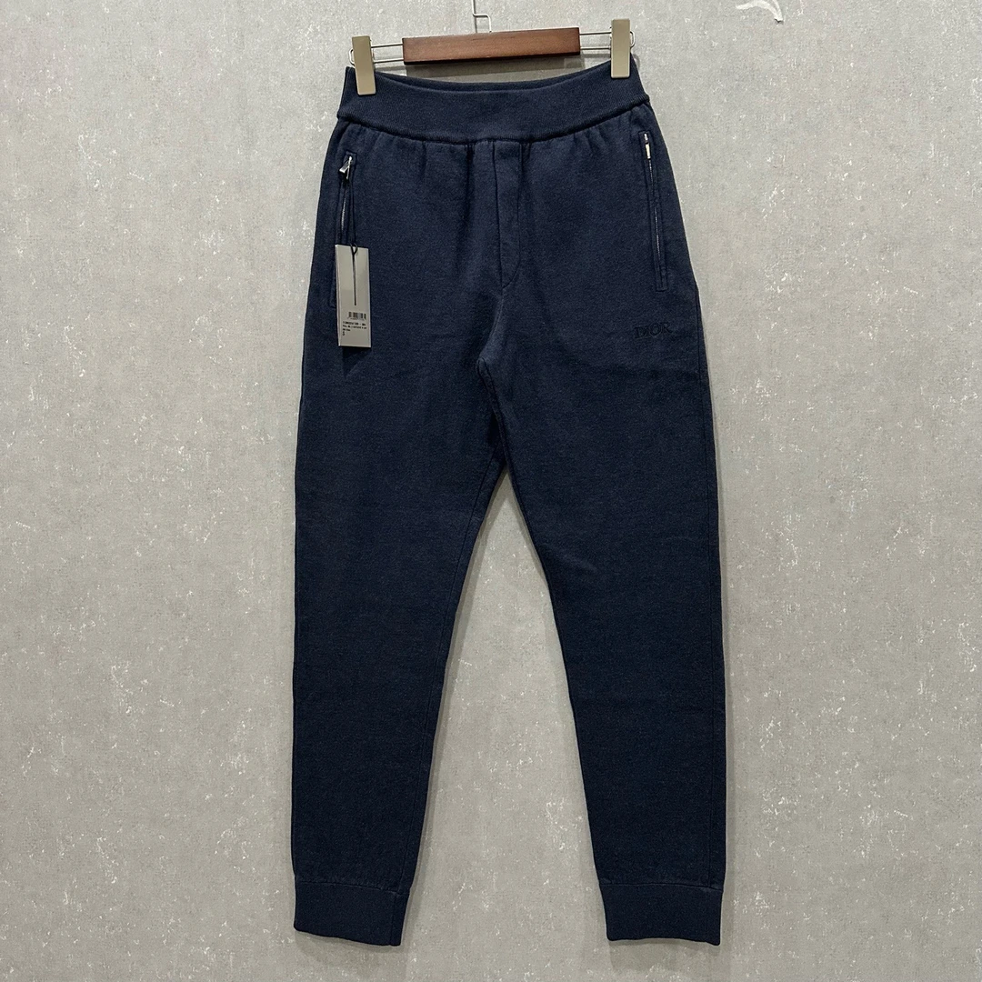 未使用 DIOR/迪奥 全新全套原盒羊绒内里满印短长裤 S码 006113