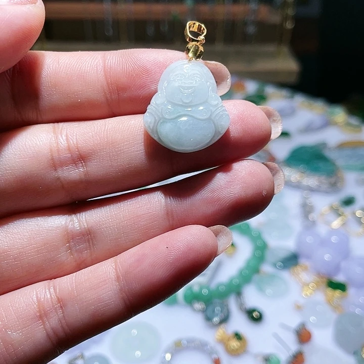 翡翠未镶嵌颈饰天然翡翠