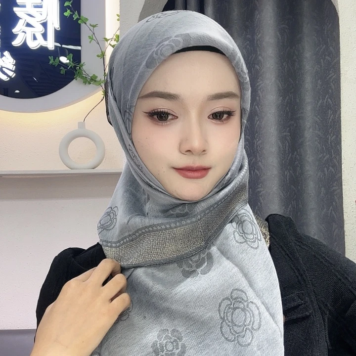 头层牛皮革新款香云纱系列方巾 百搭洋气