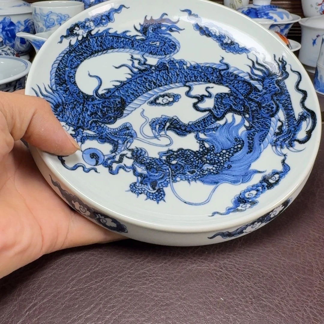 瓷片当代景德镇陶瓷手绘茶具