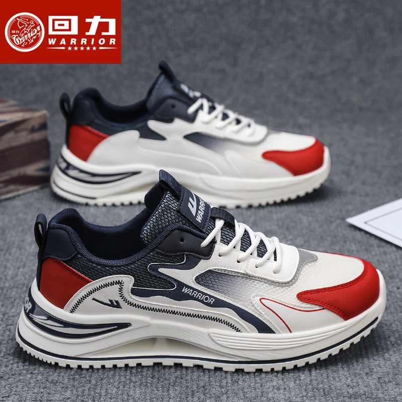 Warrior/回力夏季2025新款透气网面鞋男士网鞋轻便休闲跑步运动鞋