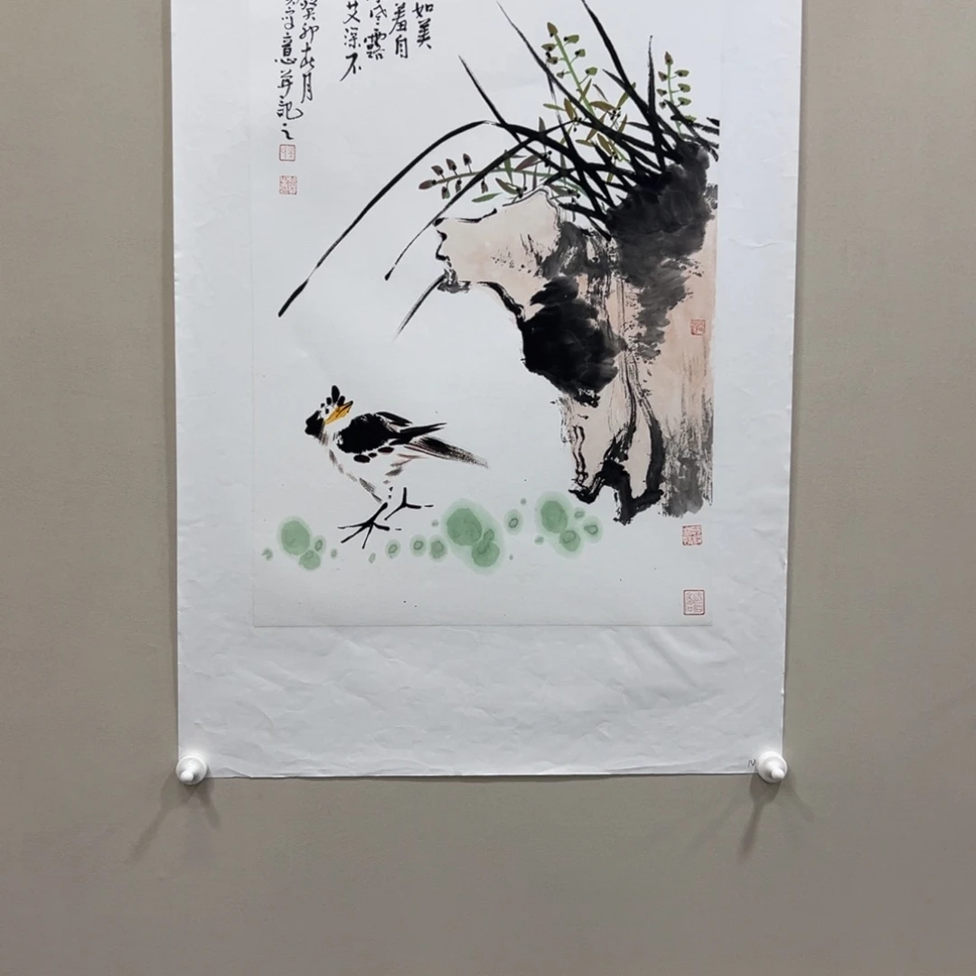 国画刘益贵精品纯手绘2.8平尺