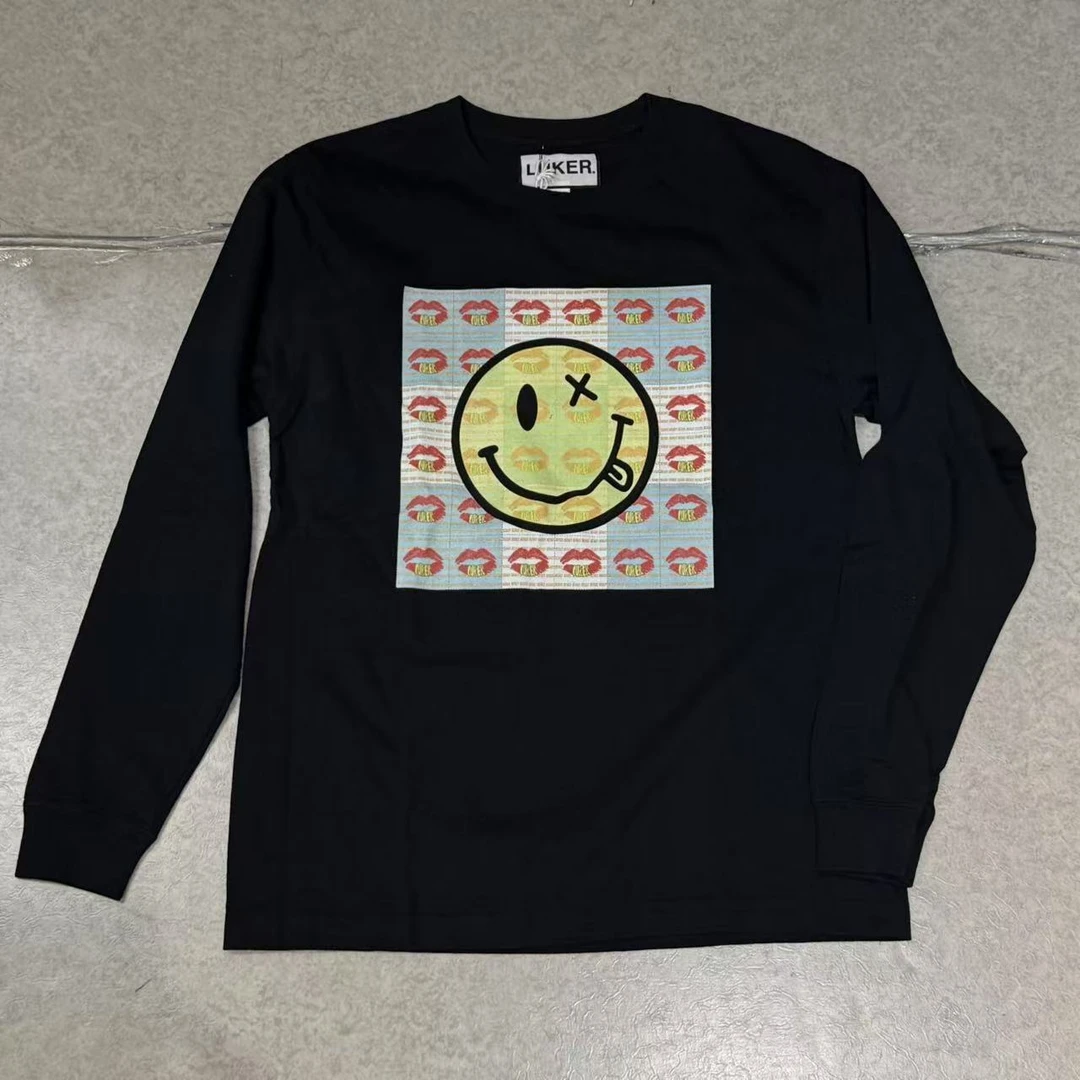 【XUAN】luker 日潮 经典笑脸长袖 男女同款 福福