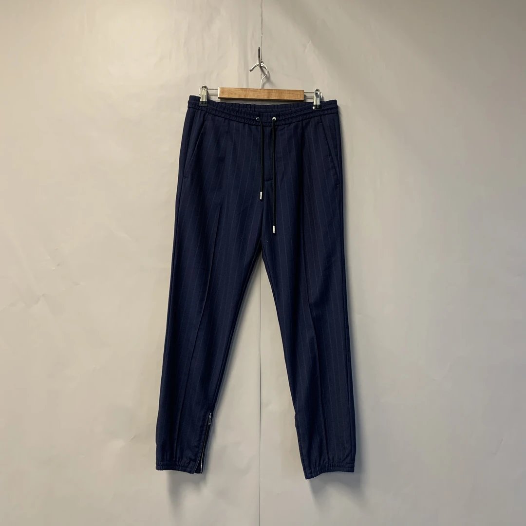 99新 DIOR/迪奥 福利款 男士经典巴黎蓝条纹休闲裤 44码