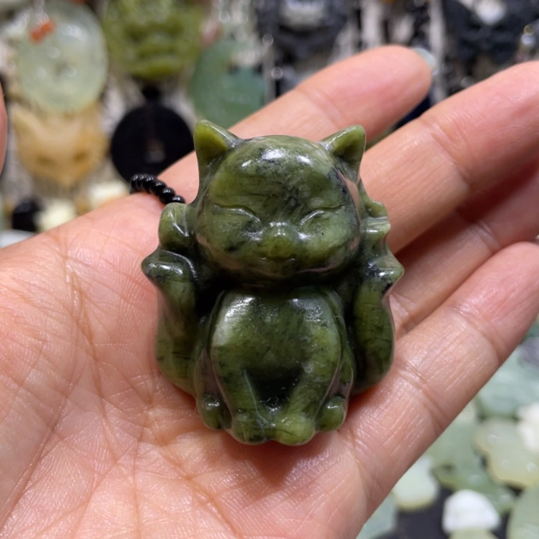 【闪购商品】岫玉未镶嵌颈饰82手把