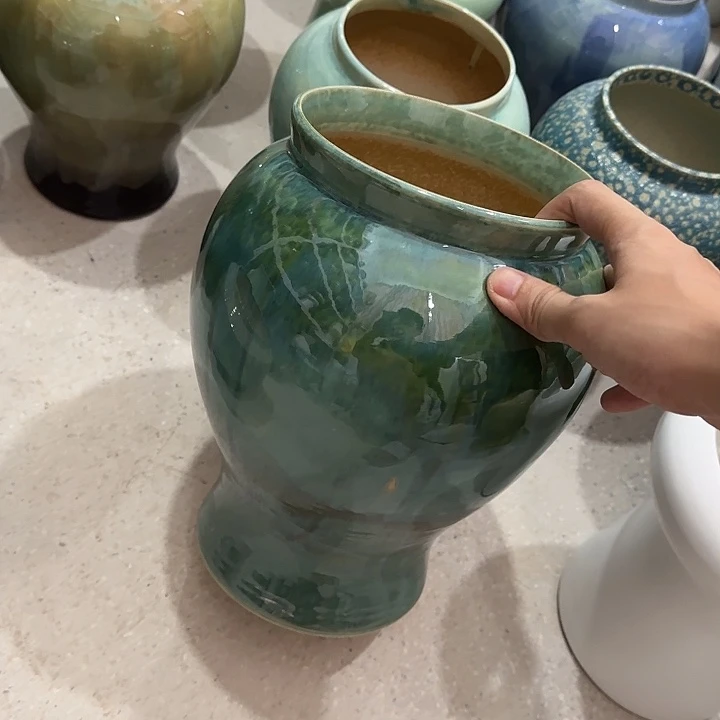 白泥花盆微瑕有空回