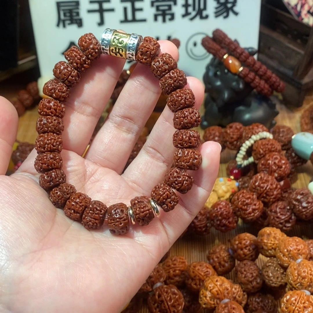 金刚菩提手串11单圈配饰双切