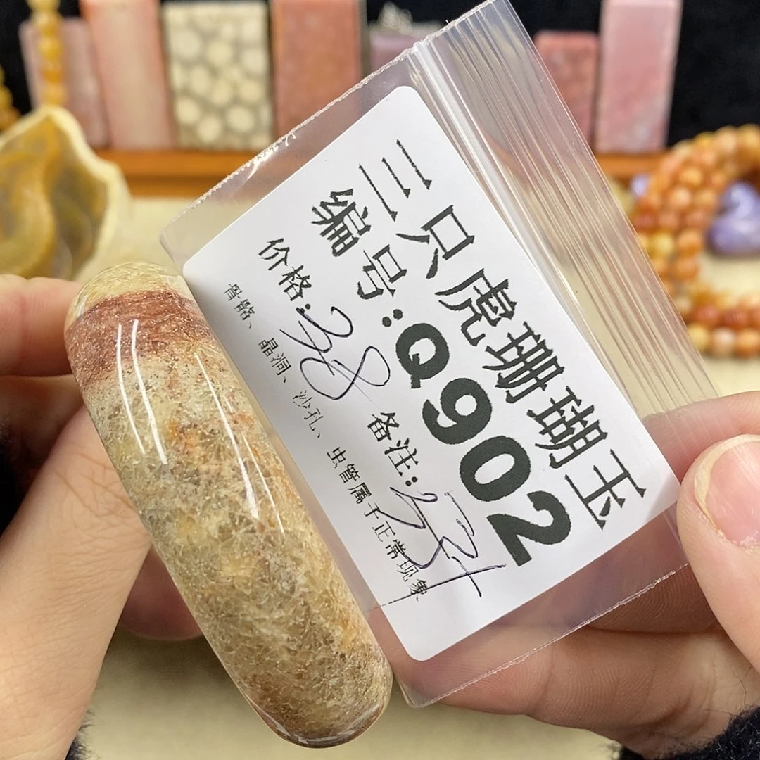 硅化珊瑚（珊瑚玉）1未镶嵌皁**亓