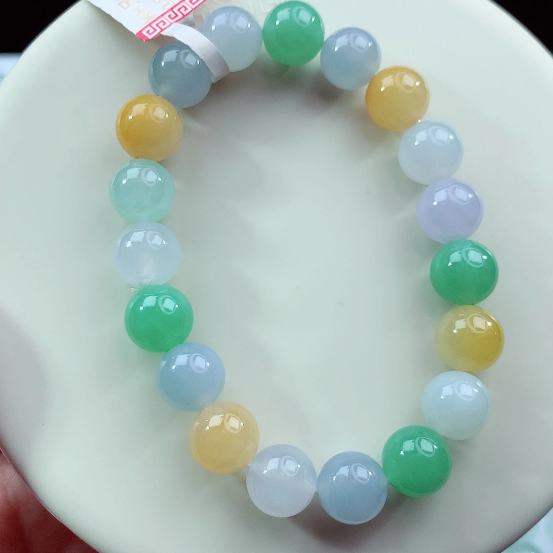 翡翠未镶嵌手链卡10