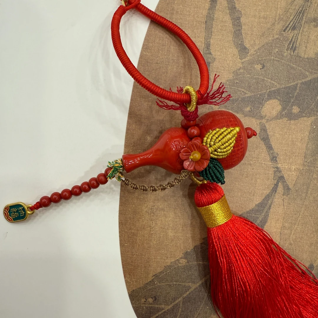 含辰砂工艺品朱砂葫芦挂件*1 XS 念一造物