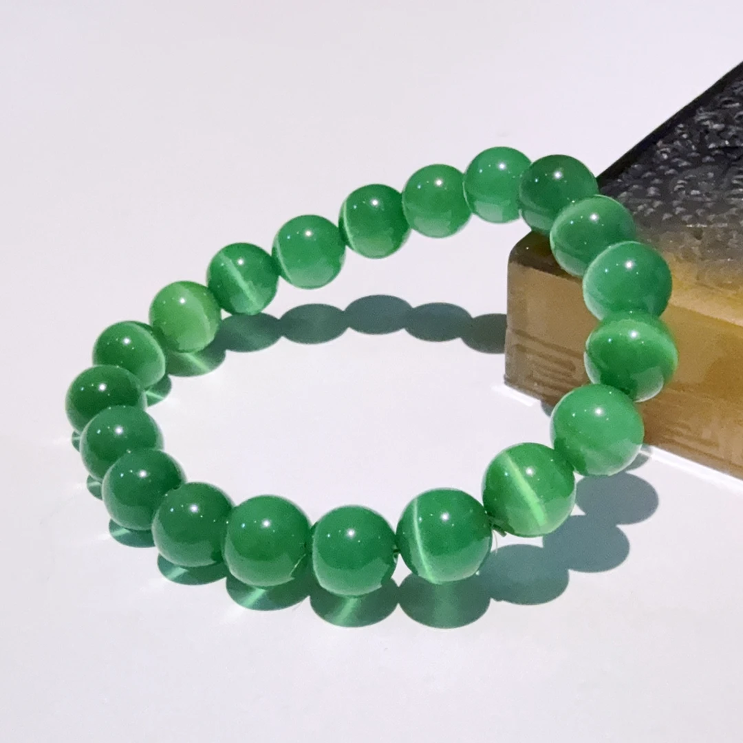 F005  一线猫眼手串 尺寸10mm