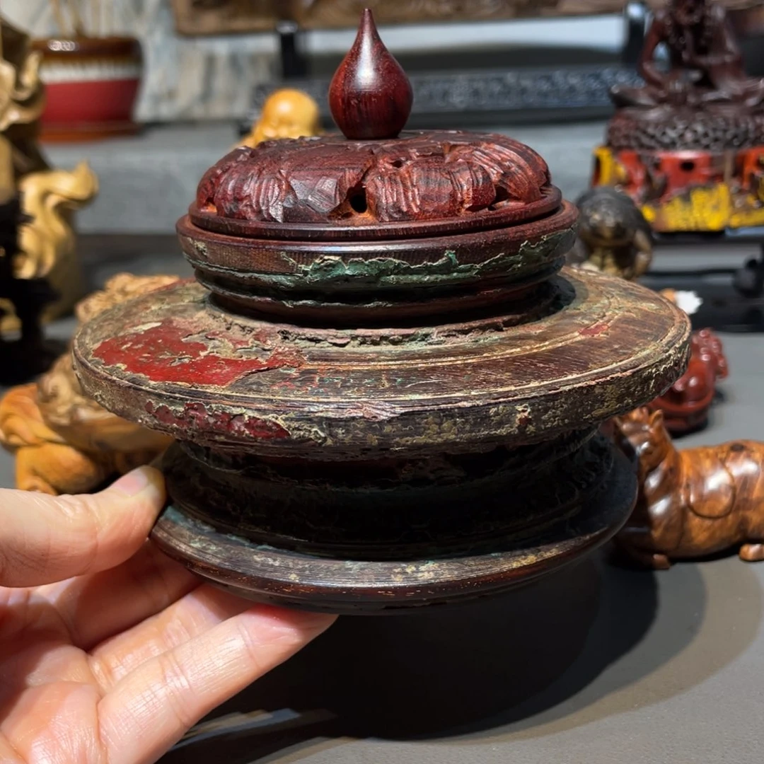 扶***尘檀香紫檀（小叶紫檀）香炉工艺品摆件