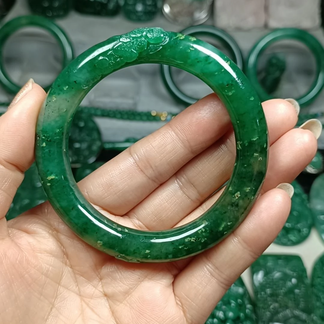 独山玉手镯57未镶嵌