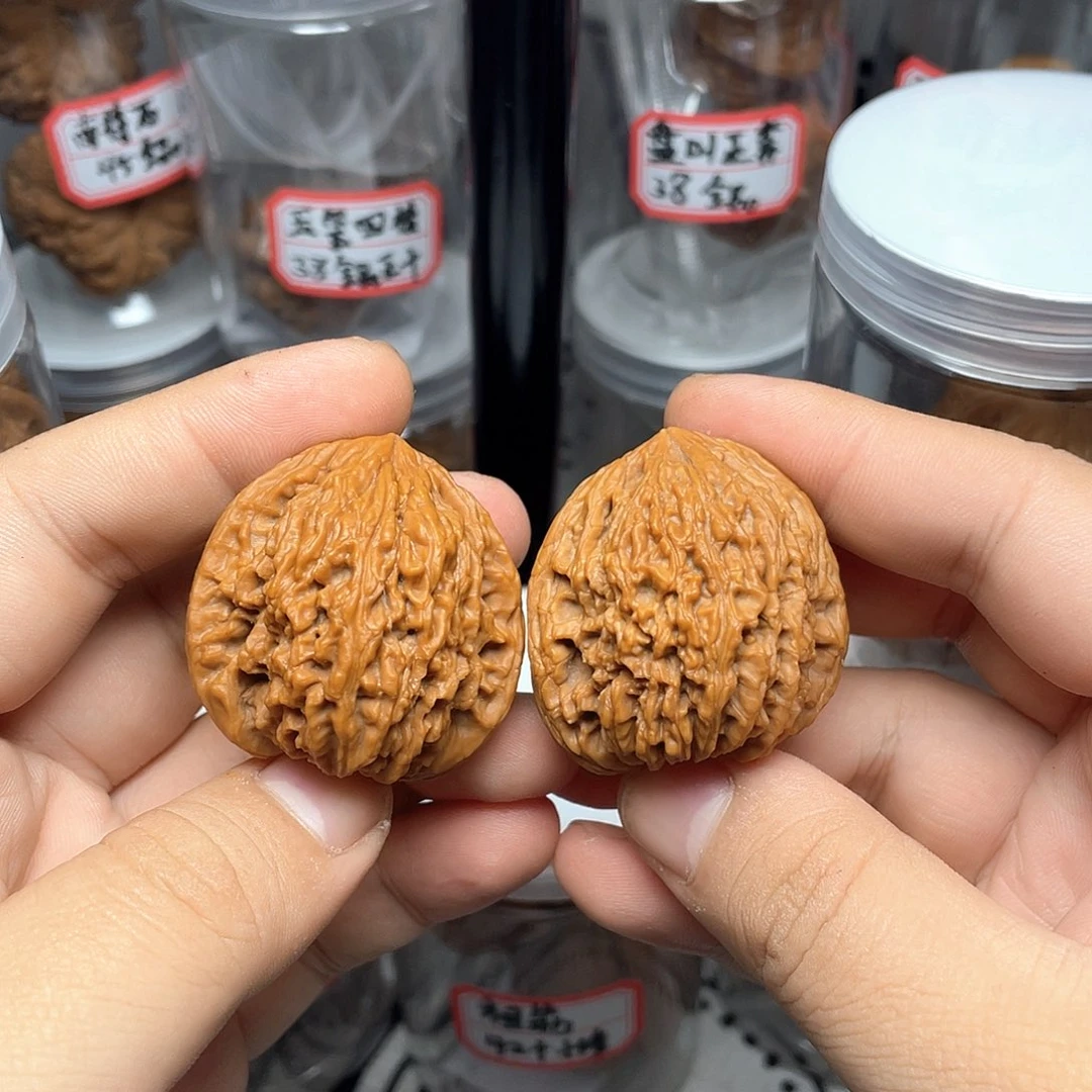 把件文玩核桃39全品凹底炮弹南疆