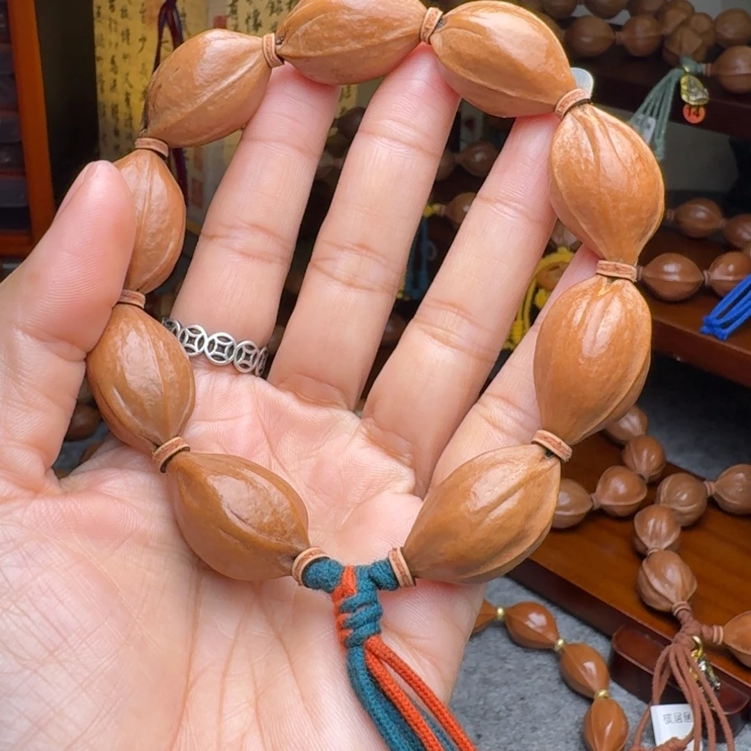 手串橄榄核18/29老核 原皮 梅林铁核