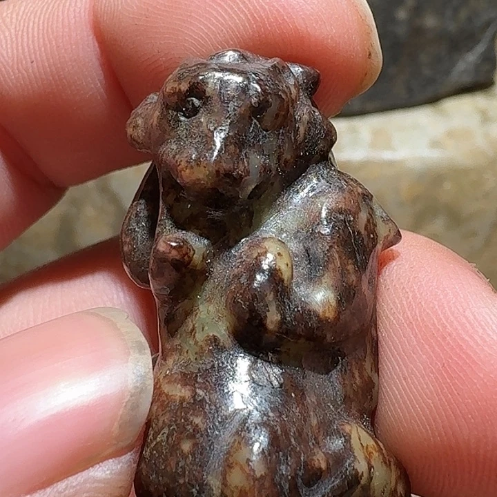 和田玉（糖玉）颈饰未镶嵌站***上