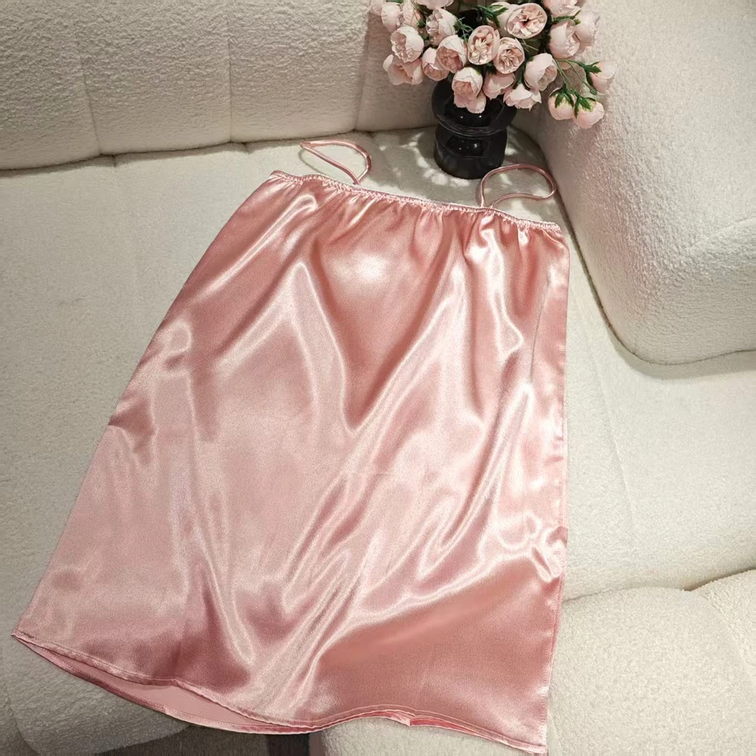 5657夏季吊带连衣裙短款春夏纯色百搭连衣裙