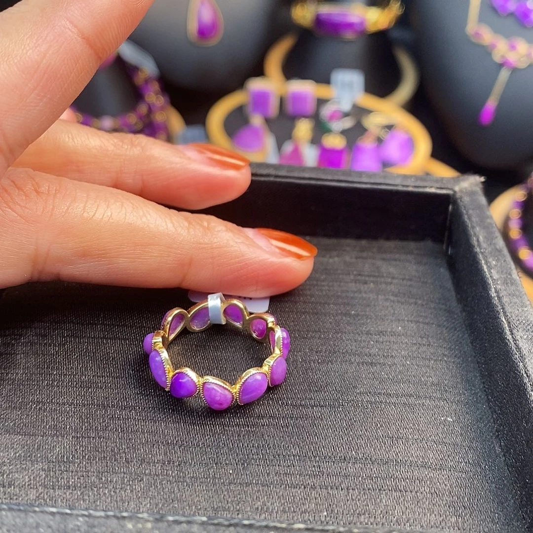 苏纪石（舒俱来）18K金镶嵌指环