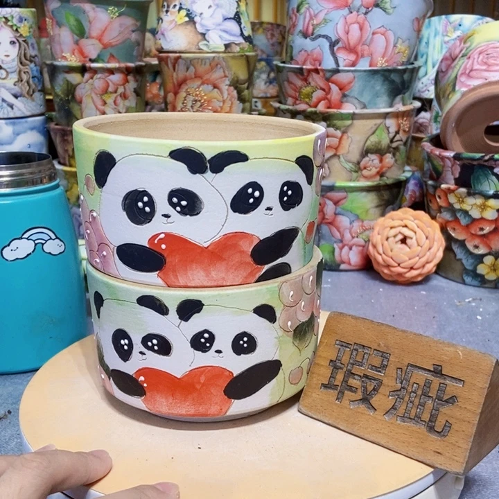 景德镇艺术手绘作品