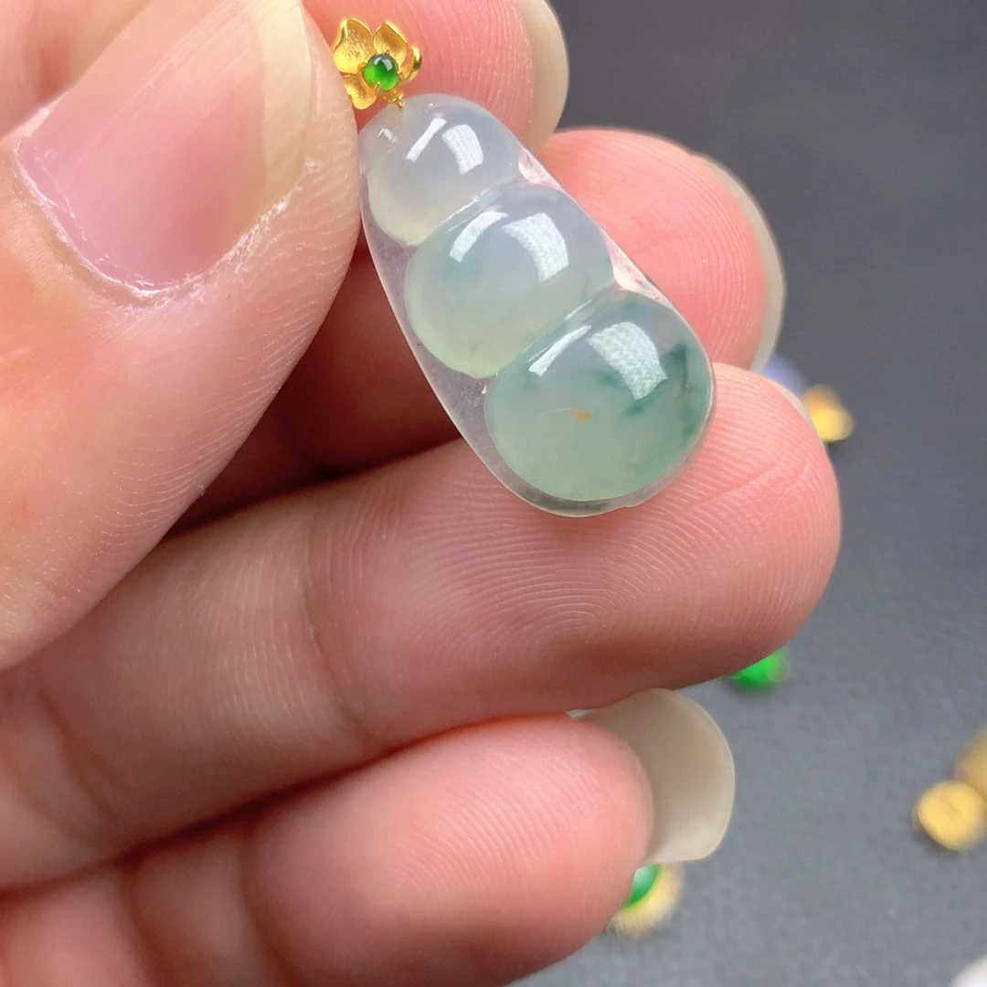 【闪购商品】翡翠18K金镶嵌颈饰翡翠