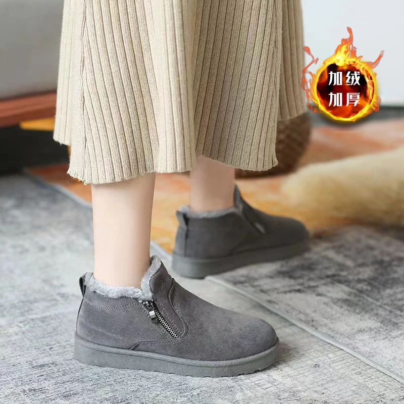 【棉鞋】冬季女雪地靴潮流加绒加厚防滑保暖鞋N5858/5858
