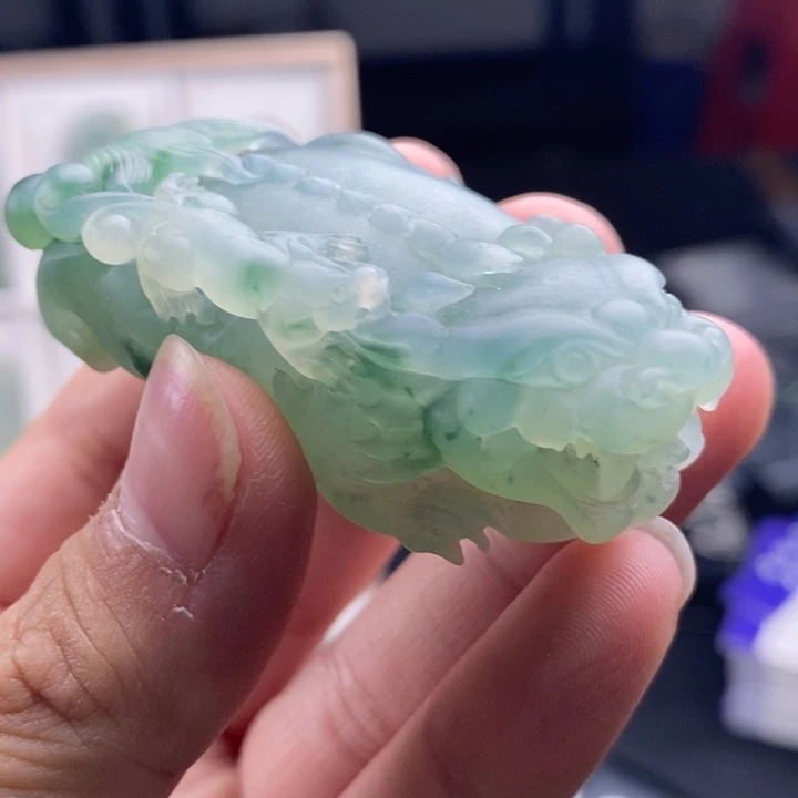 未镶嵌定制翡翠貔貅