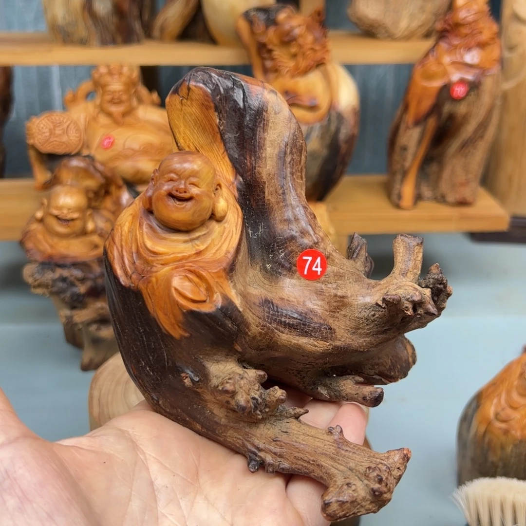 柏木崖柏木摆件手把件17