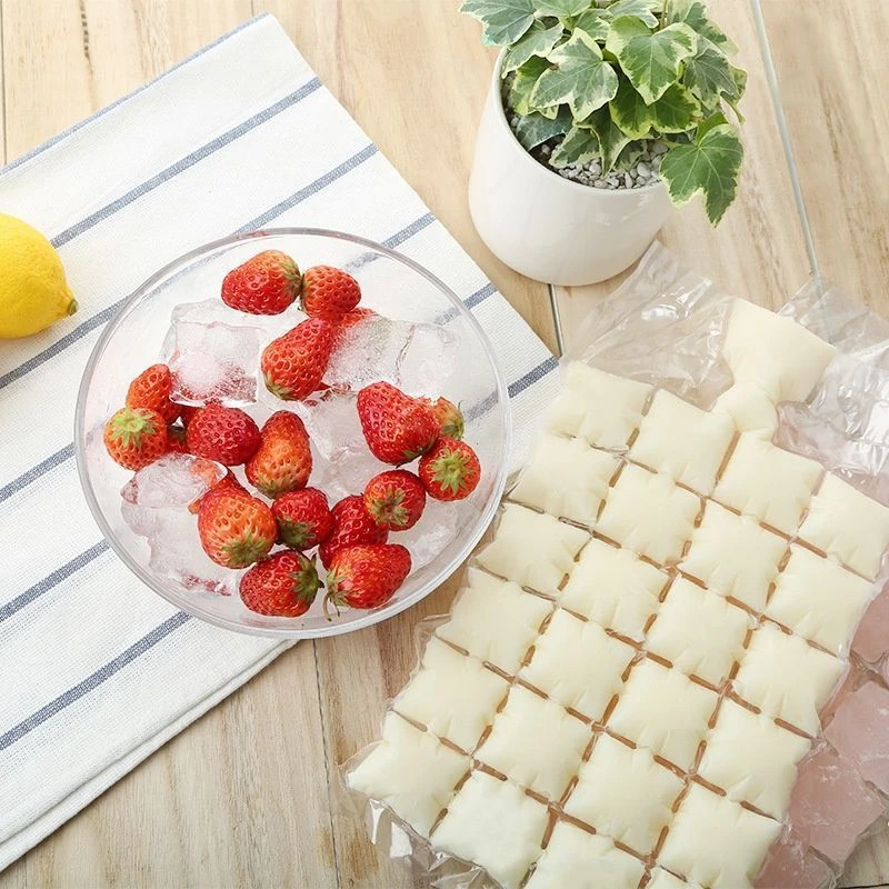 食品级一次性冰袋家用自封口餐饮透明百香果冰格冰块模具制冰冰袋