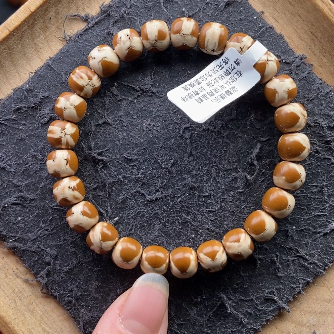 手串紫金鼠8mm➕实心鬼脸精品
