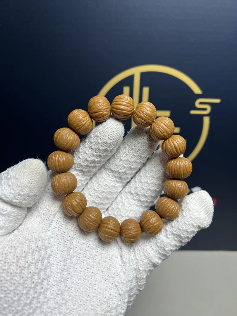 土豪矮桩老树王原生态原皮猴头手串全品无瑕 不泡药【送盘玩工具】