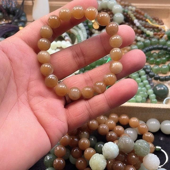 懵***手链未镶嵌和田玉（糖玉）