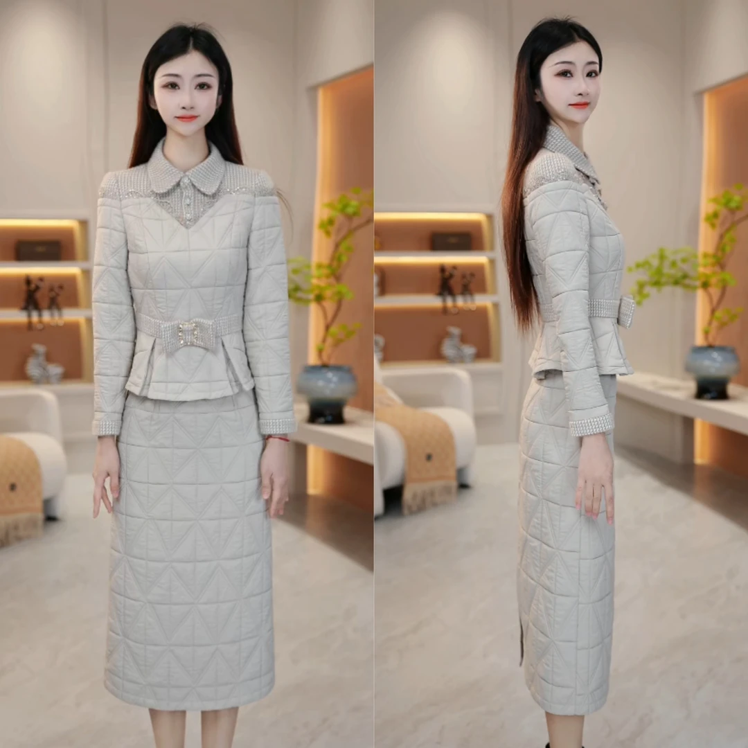 【秋冬季中长款连衣裙】LY266 时尚气质优雅百搭减龄修身收腰显瘦