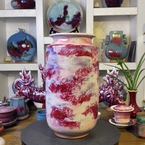 瓷片禹州神后钧瓷原产地~