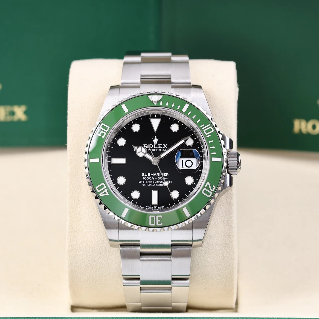 99新 Rolex/劳力士 126610lv 新款绿鬼 2025年9月保卡