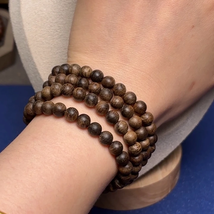 手串沉香越南芽庄白棋楠限量款0.6×108