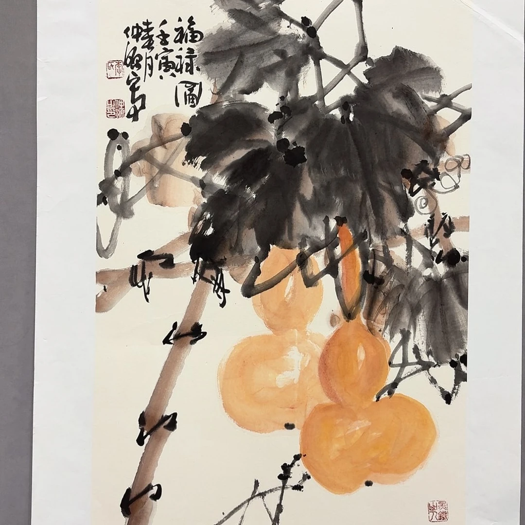 国画亲笔手绘放心去藏