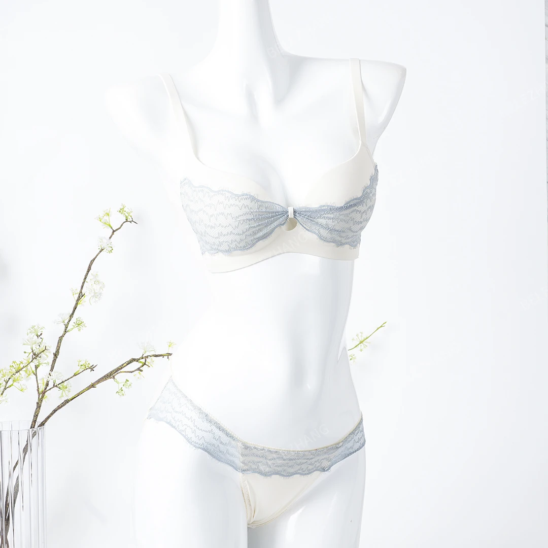 BEILE ZHANG【聚拢小野豹】内衣女性感豹纹无痕聚拢小胸罩文胸-3060