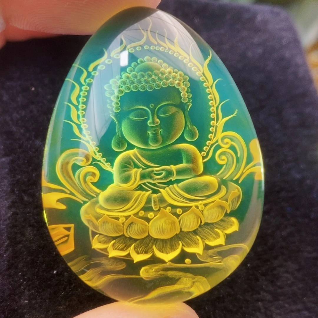 【闪购商品】金珀吊坠(不含链)未镶嵌