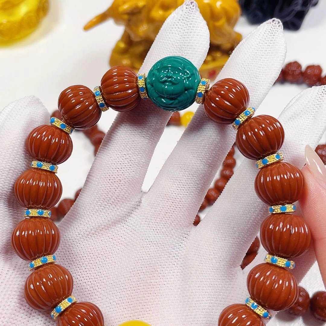 完***美猴头核桃吊坠猴头