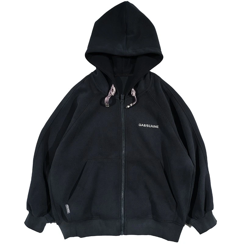 Y7840儿童做旧拉链开衫卫衣男童春装针织外套连帽上衣外套童装