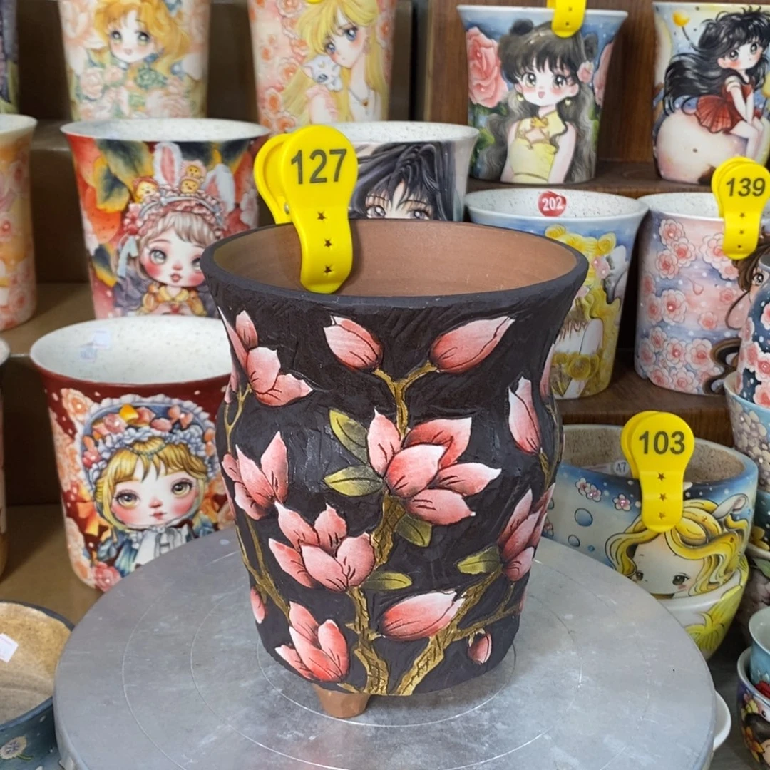 景德镇精品花盆12.5/16