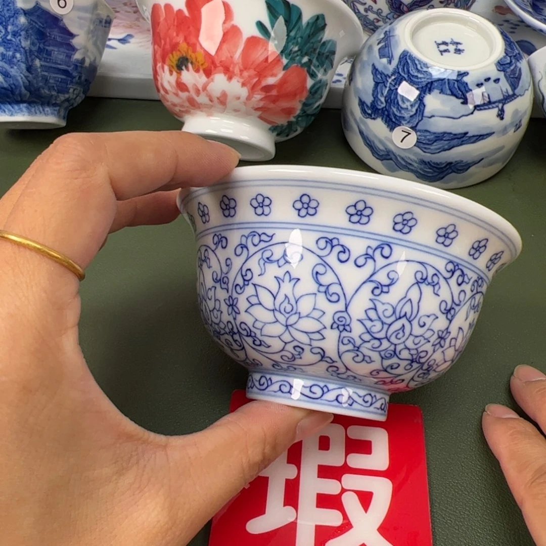 陶瓷景德镇纯手工纯手绘茶具木木91