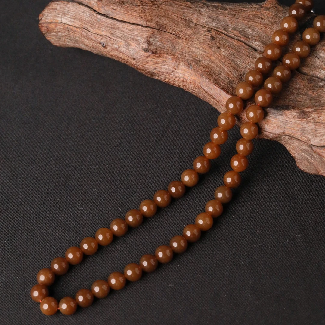 HD00088和田糖玉项链