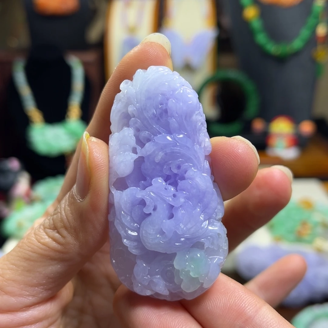 翡翠未镶嵌颈饰天然翡翠