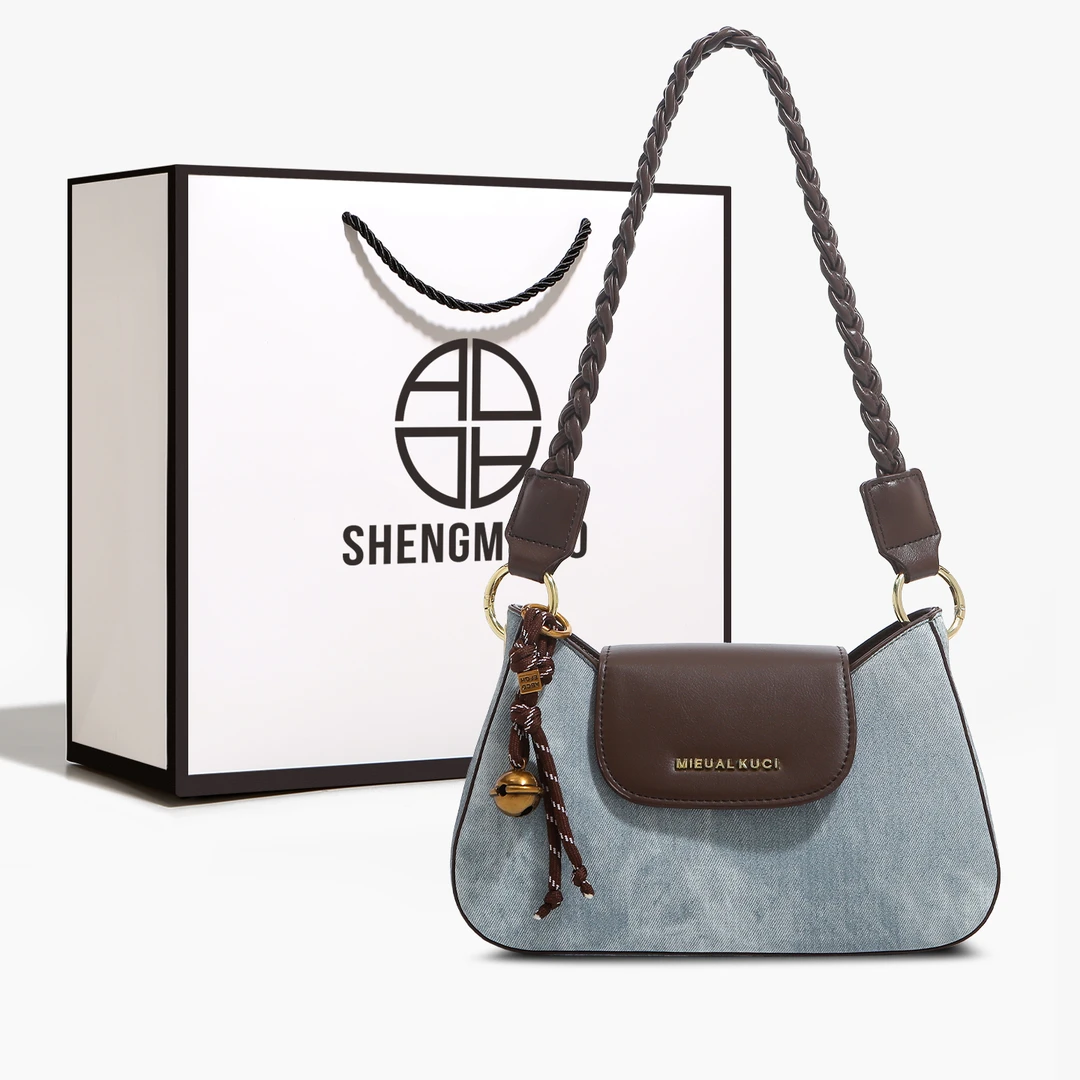 SHENGMILUO/圣米洛小众轻奢腋下包包女高级感时尚百搭单肩斜挎包