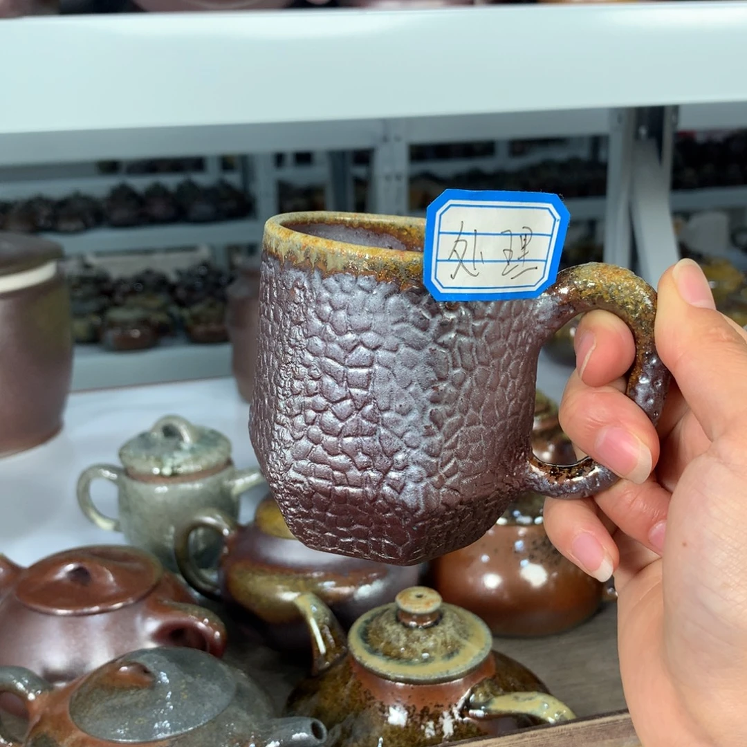 茶壶紫砂纯自然柴烧