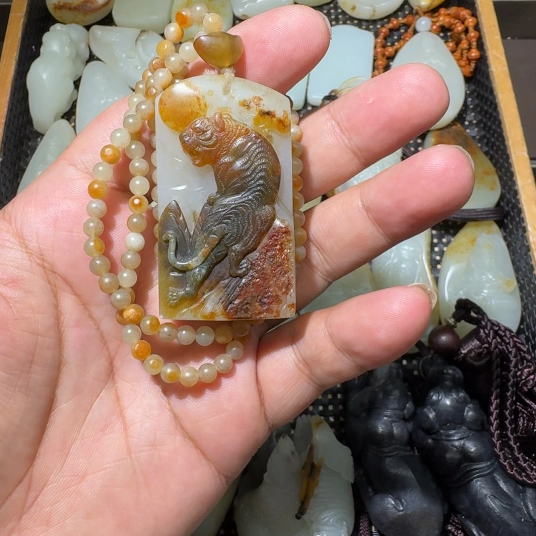 吊坠(不含链)未镶嵌和田玉