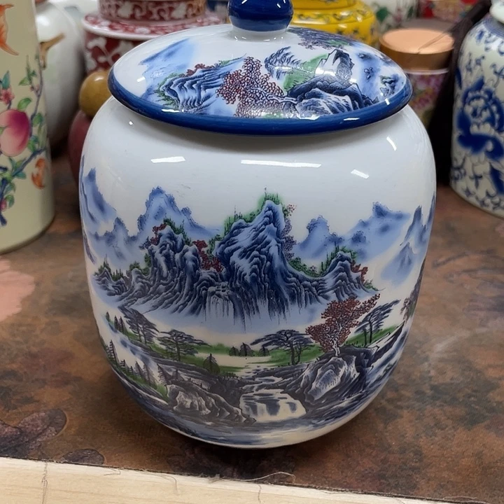 陶瓷罐茶叶罐密封罐储物罐