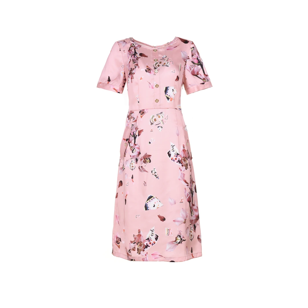 雅格上美 连衣裙夏季轻奢高级感 A19XF69D47